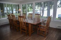Lakeside Home, New Pool, Carriage House, level & private, 6 BR, 120'  frontage!