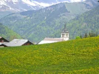 Charming apartment, 6 pers `` Savoyard style '', located at the foot of the slopes Hotels in Crest-Voland