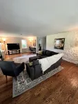 Peaceful farm retreat with hiking trails and farm animals.