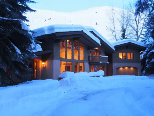 Elegant, Private, Close to Town,  Sun Valley Home Right On Trail Creek!