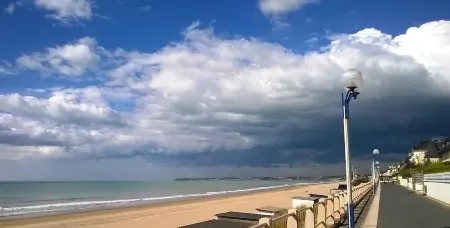 Traditional Normandy Stone  made country house at seaside