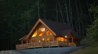 Meadow View Cabin, a deluxe log home near Lexington VA.