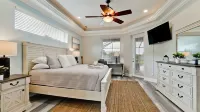 Luxury 4 BR/3BA Waterview Home w/ Pool + Spa with work space