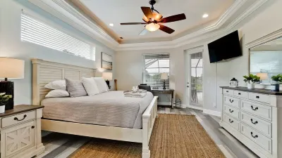 Luxury 4 BR/3BA Waterview Home w/ Pool + Spa with work space
