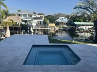 Waterfront house with dock, lift and hot tub
