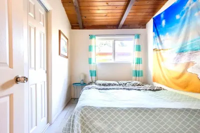 Short walk to beach, 4 br, 2 bath, private house! Across street from park & pond