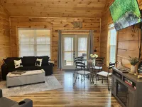 New! Cozy 6 Guest Cabin in Damascus, VA---Close  to Creeper Trial! Pet Friendly