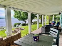Breathtaking Waterfront Home on Water w/ Private Pier Hotels in Delavan