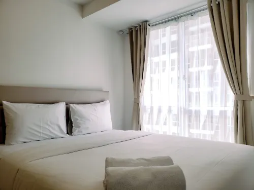 Minimalist and Tidy 2Br Apartment at Tokyo Riverside Pik 2 - Wifi