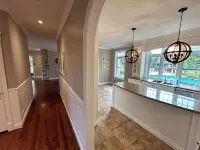 4 bedroom cottage with hot tub, heated pool, lake access, fire pit and game room