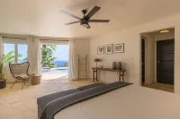 An amazing private villa with an magnificent view over the Caribbean Sea