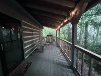 Modern amenities in a rustic landscape