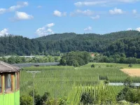 Einzigartiger Panoramablick mit Terrasse Nähe Tettnang Bodensee und Messe Hotels in Tettnang
