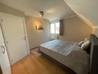 Vacation apartment with garden 1.5 km from the sea.