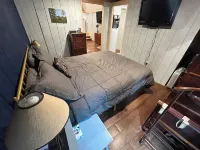Tranquil cabin with AC and 2 creeks on secluded 5 acres with WiFi