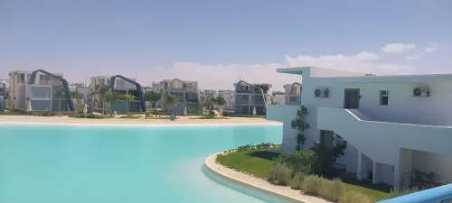 Elegant 4-Bedroom Beachfront Chalet with WiFi & AC in Beautiful Fouka Bay