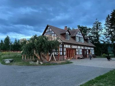 Half-timbered house in the countryside Hotels near Waidsee