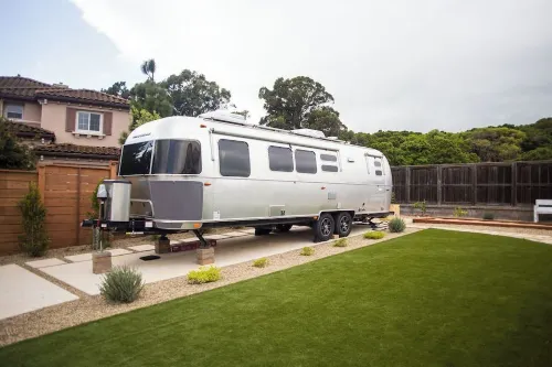Charming Airstream Wellness Retreat in Wine Country