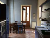 Old town, apartment with large kitchen