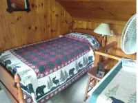 Toddy's camp on the pond