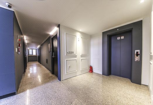 춘천 호텔 어베인 셀프바 또는 객실 내부