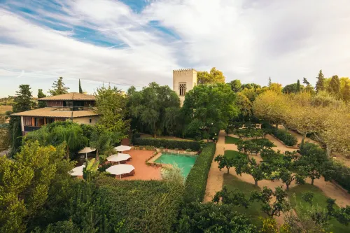 Hotel Mas la Boella - Parkplatz