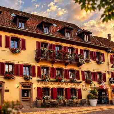 Hôtel Restaurant Aux Trois Roses - Logis Hotel Exterior