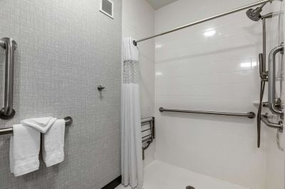 Mobility Hearing Accessible King Room with Roll in Shower