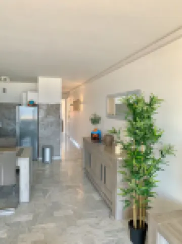 4-person apartment facing the sea 50m from the beach and town center