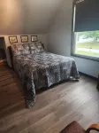 The loft, efficiency suite offering privacy and comfort.