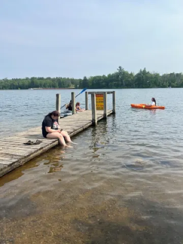 Cozy cabin with backyard stream close to Au Sable River and the best ATV trails