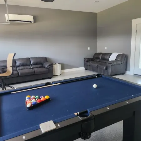This beautiful spacious new home is perfect for group trips or family getaways.
