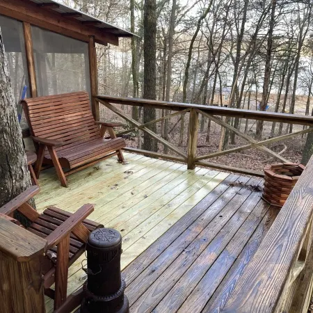 Little Piney Cabin at the Foothills of Petit Jean Mt Close Petit Jean State Pk.