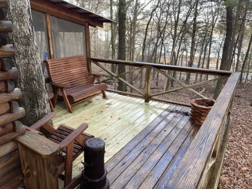 Little Piney Cabin at the Foothills of Petit Jean Mt Close Petit Jean State Pk.
