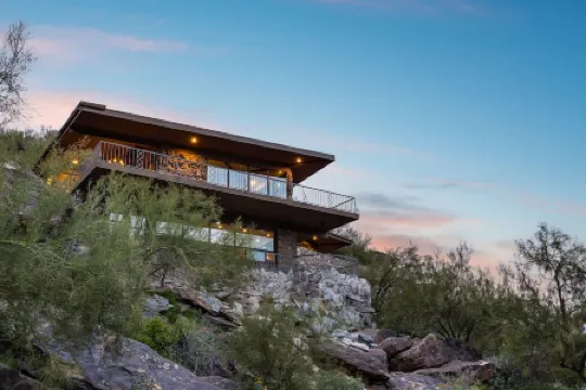 Modern Mountain Escape - Privately gated, unobstructed views atop South Mountain