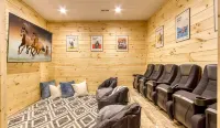 Luxe Contemporary Cabin - Pool, hot tub, game room