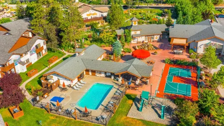 Icicle Village Winter Wonderland. Pool