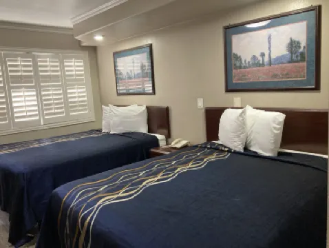 小男孩藍色汽車旅館