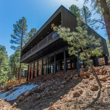 Le Cabin Noir LUX Alpine Retreat Spa BBQ