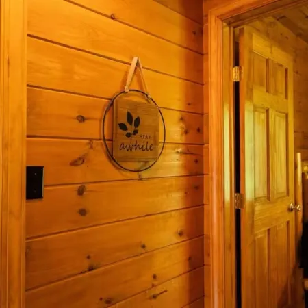 Cozy Secluded 3 BR Log Cabin with Hot Tub and Wood Burning Fireplace!
