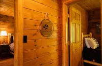 Cozy Secluded 3 BR  Log Cabin with Hot Tub and Wood Burning Fireplace!