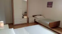 The apartment is located on the first floor of our house, 50 meters from the sea