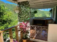 Cozy cabin with hot water jacuzzi and AC in the mountains of Guayama.