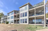 Fireplace and Water Views Lake Ozark Condo! - spa