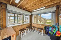 Salty Daze Waterfront Home on Christmas Bay with Ocean Views, Sleeps 10!