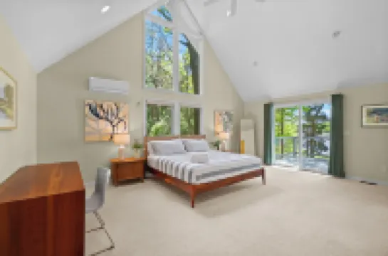 Secluded Waterfront Retreat for 8 - Private Dock, Water Views & Game Room