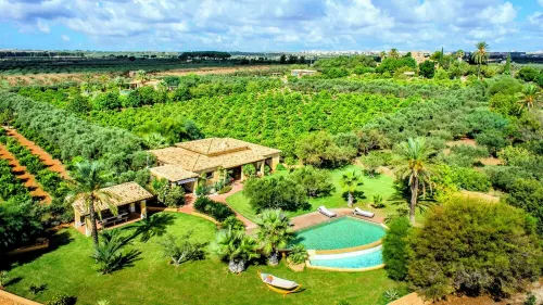 Luxury Villa Silene with Swimming Pool and Large Garden Castelvetrano Selinunte Sicily