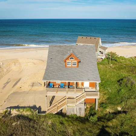 Rodanthe Obx Oceanfront Family Escape Hot Tub Dog Friendly Sleeps 12