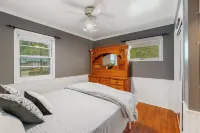 Welcoming 2-bedroom home with large deck and central location.