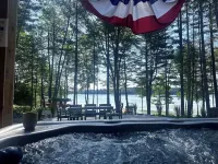 Luxury northwoods lakeside getaway perfect for groups
